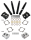 Jims ME17-UP chrome tappet covers (FR)