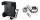 Phone Holder w/Charger 7/8+1" bars Chr (FR)