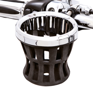 Drink Holder 7/8"+1" bars Black (FR)