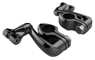 Blk Hnglss Clmps w/ Ext.Arm+Clevis 1-1/4 (FR)