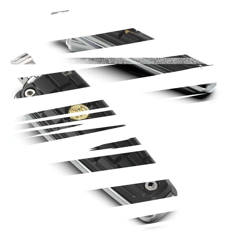 CMX FOOTPEGS CHROME W/STD MALE MOUNT (FR)