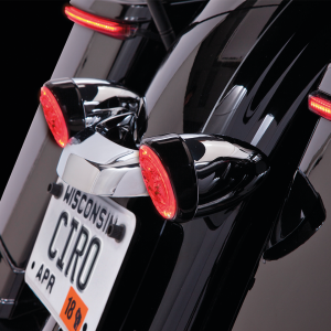 Ciro Fang Black rear turnsignal inserts (FR)