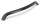 Center windshield trim FLTR15-UP blk