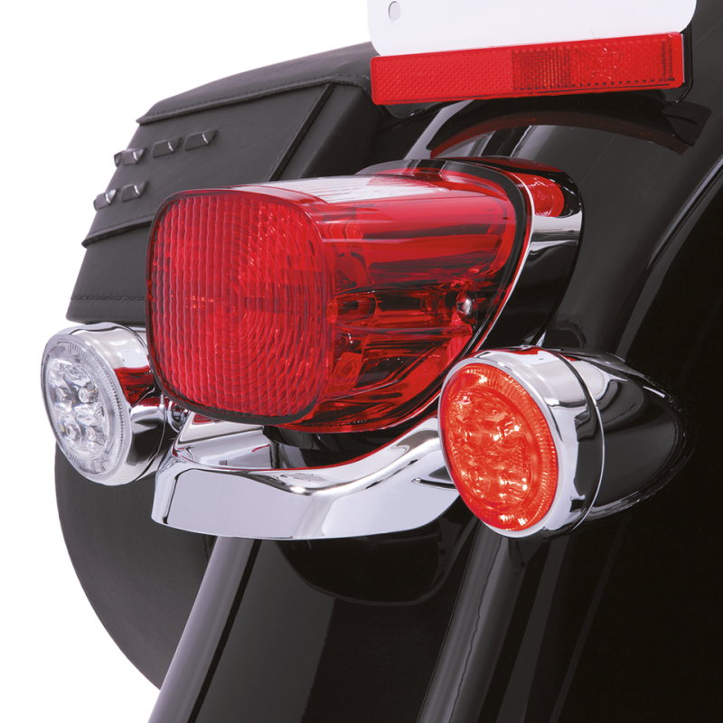 Fang Signal Light Inserts RED Chrome (FR)