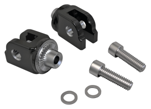 Blck driver footrest adapters ST18-up (FR)