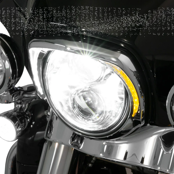 Headlight Bezel Chrome w/amber FLH*14-UP (FR)