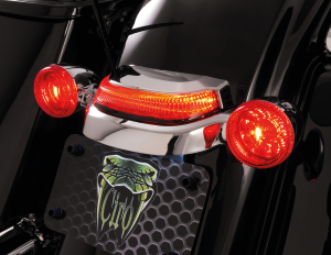 Crown Lightstrike taillight chrome/smoke (FR)