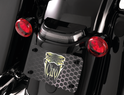 Crown Lightstrike taillight black/smoke (FR)