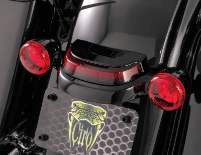 Crown Lightstrike taillight black/red (FR)