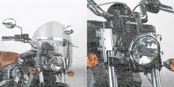Switchblade Shty kit Indian Scout chrome (FR)