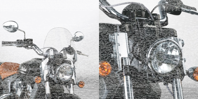 Switchblade Defl kit Indian Scout chrome (FR)