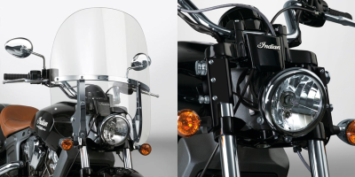 Switchblade 2-up kit Indian Scout black (FR)