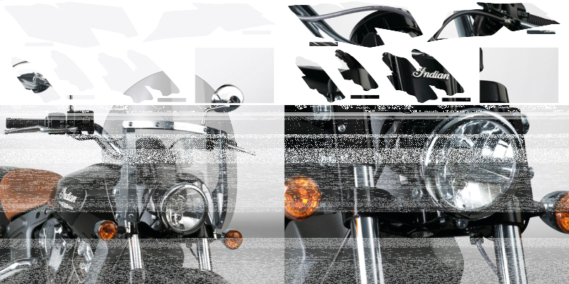 Switchblade Shty kit Indian Scout black (FR)