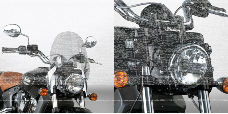 Switchblade Defl kit Indian Scout black (FR)