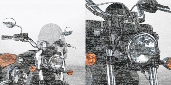 Switchblade Defl kit Indian Scout black (FR)