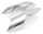 Deflex heat deflectors Indian, chrome (FR)