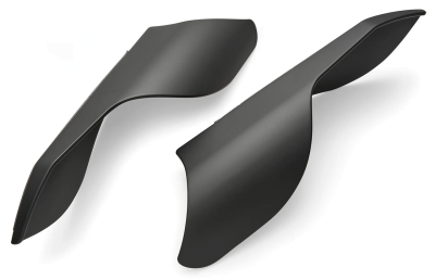 Deflex heat deflectors Indian, black (FR)