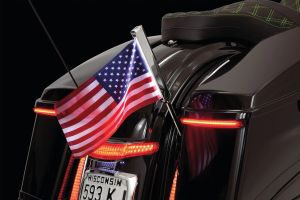 Lighted USA Flag Kit Chrome (FR)
