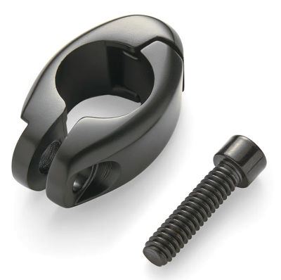 3/4" Flag Mount Clamp Black (FR)