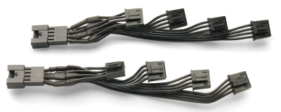 2Pcs Rear End Lighting 4-Way Connectors (FR)