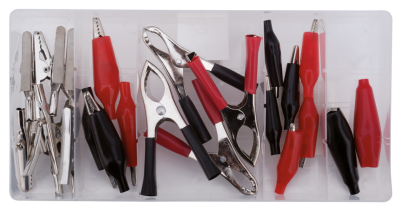 24Pc assortment crocodile clips (FR)