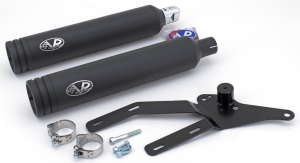 D-Ring Black slip-ons FXBB/S-FXLR/S/T (FR)