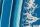 Mexican blanket Serape Blue tones (FR)