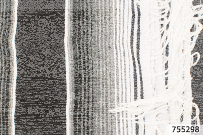 Mexican blanket Serape Black & White (FR)