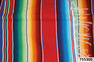 Mexican blanket Serape Red (FR)