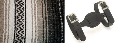 T-leather holder blk w/zpn755301 blanket (FR)