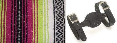 T-leather holder blk w/zpn755304 blanket (FR)