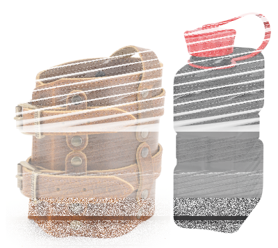 Ranger Holder with 1L Blk FF Canister (FR)