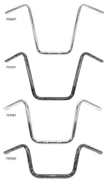 1" Handlebars Chopper BLK (FR)