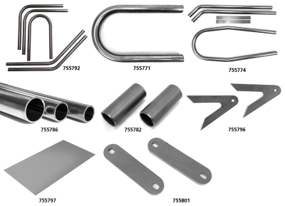 Steel plate 1 mm 58x38cm (FR)
