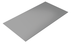 Steel plate 2 mm 58x38cm