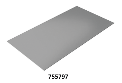 Aluminum plate 2 mm 58x38cm