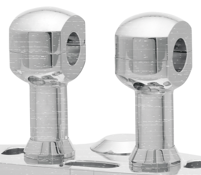 3" Risers for 1-1/4" Handlebars Pol. (FR)