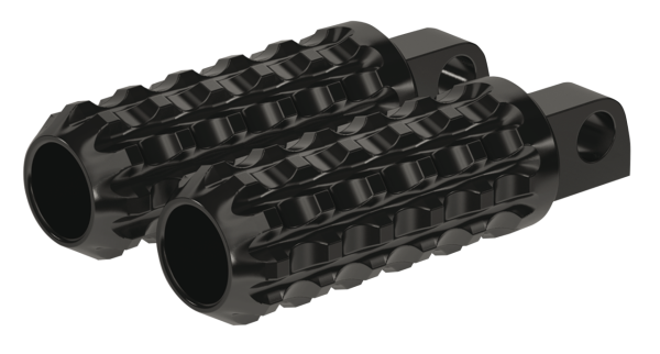 RSD footpegs billet traction black (FR)