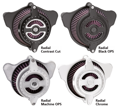 RSD BLUNT AIR CLEANER RADIAL XL91-UP (FR)
