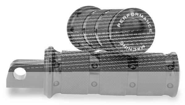 PM XLS FOOT PEG SET Black (FR)