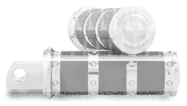 PM XLS FOOT PEG SET Chrome (FR)