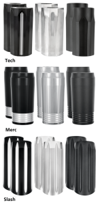 PM SLASH SLIDER COVER SET FL14-UP Chrome (FR)