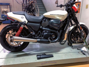 Supertrapp XG14-UP stainless muffler (FR)