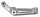 PM Radial caliper bracket right Chrome (FR)