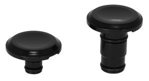 Front Axle Cover Smooth Black ST18-Up