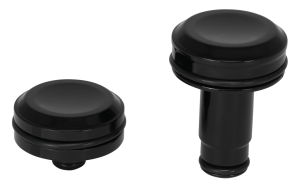 Front Axle Cover Smooth Black FXFB18-Up (FR)