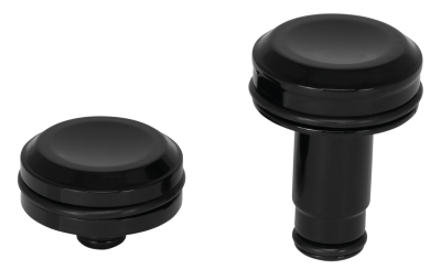 Front Axle Cover Smooth Black FXFB18-Up (FR)