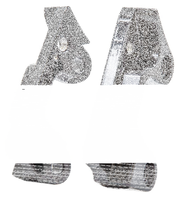 Caliper Brackets Front 13" FLH/T08-13 (FR)