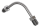 Brake line conn. pipe 90 degr. long SS (FR)