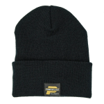 DAILY BEANIE BLK with BLK LABEL